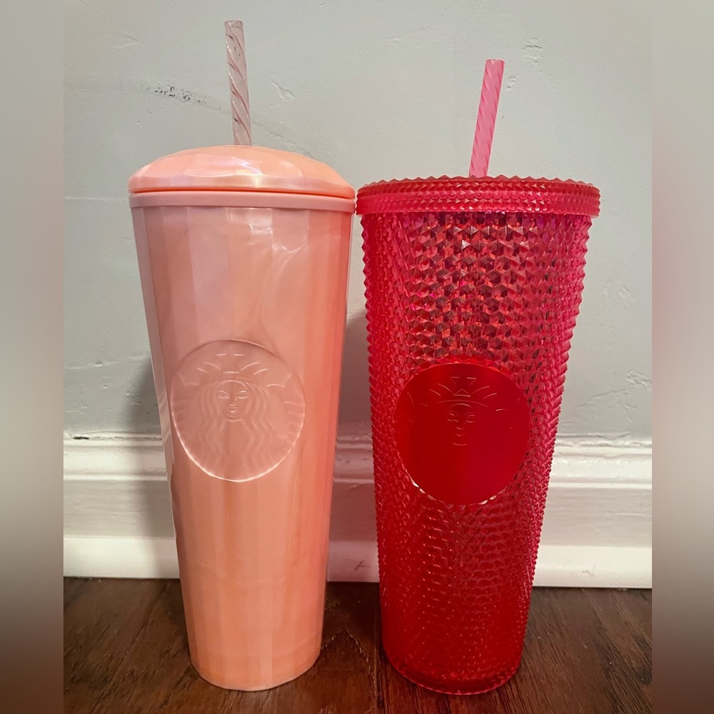 Starbucks cups pink new never used